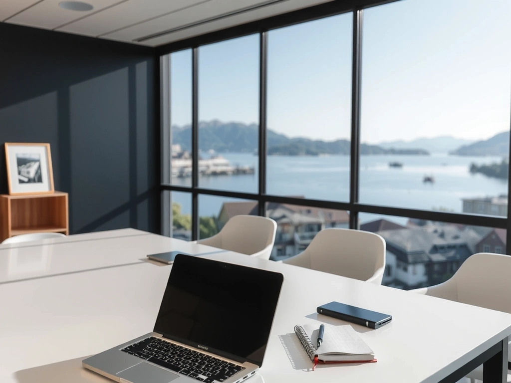 Unser Büro in Genf mit Blick auf den See